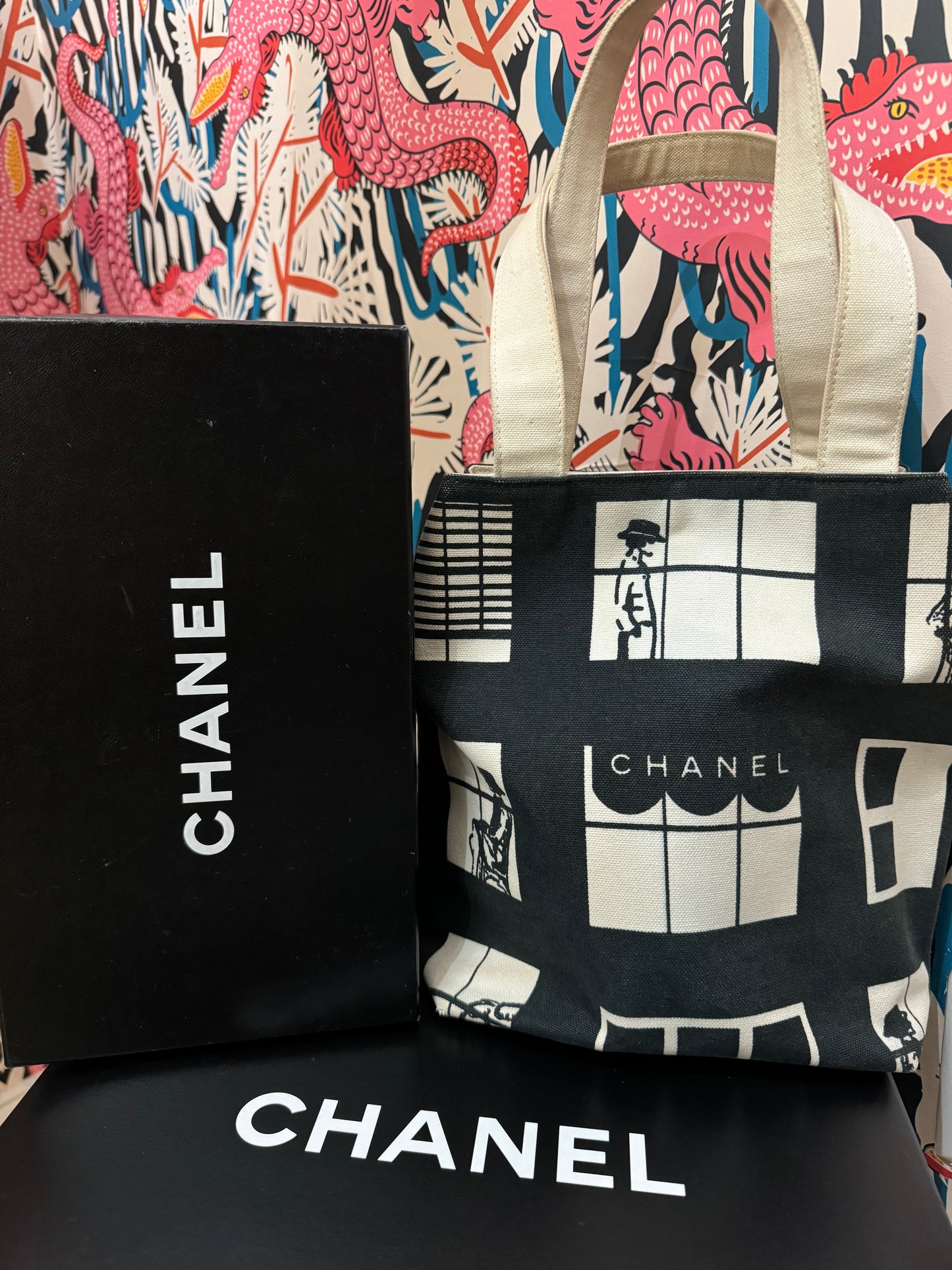 CHANEL Vintage Canvas Tote