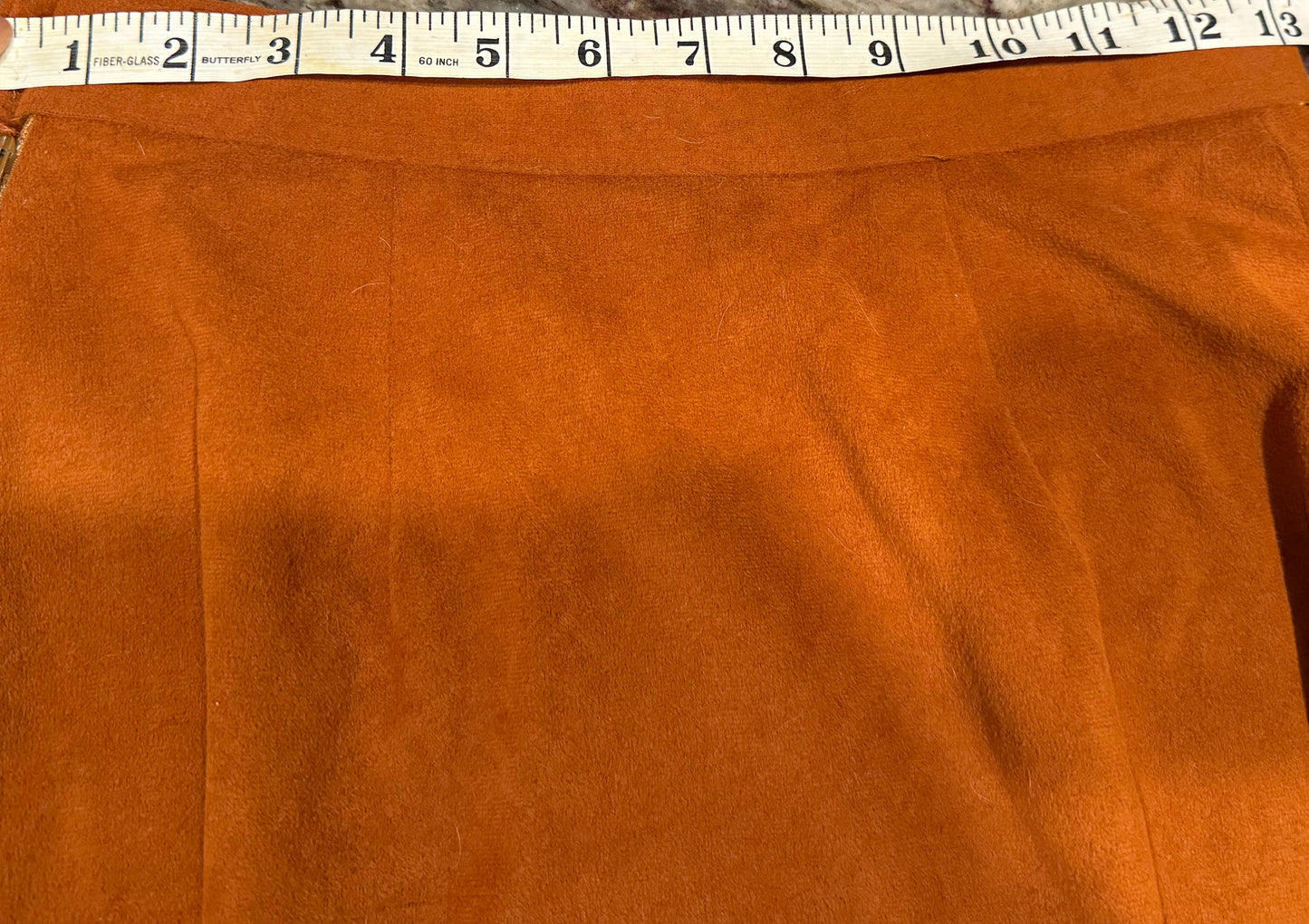 That Camel Suede 70's Skirt