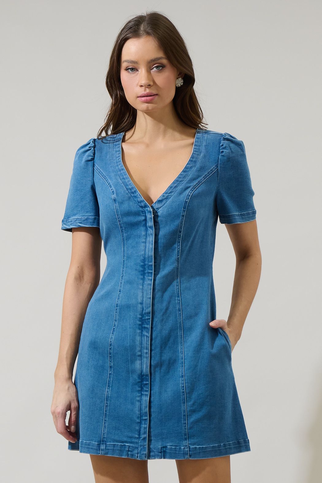 Emmet Jackson Denim Mini Dress