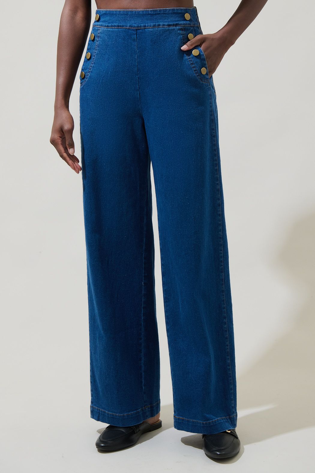 Jamie Denim Emi Wide Leg Pants