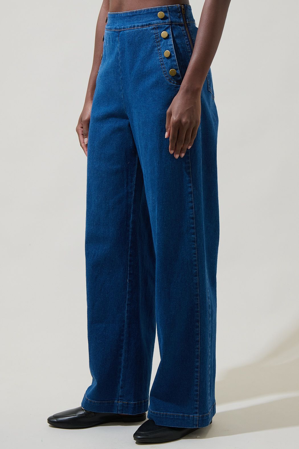 Jamie Denim Emi Wide Leg Pants